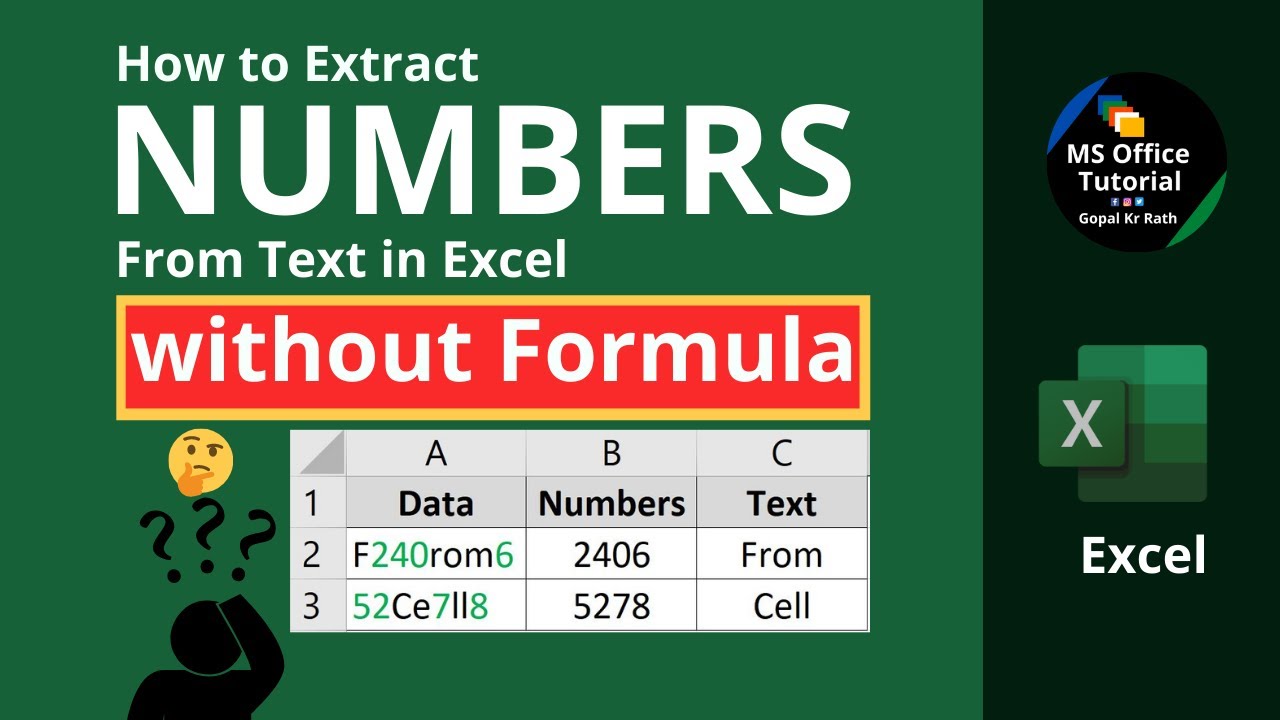 Tips on Extracting Text in Excel